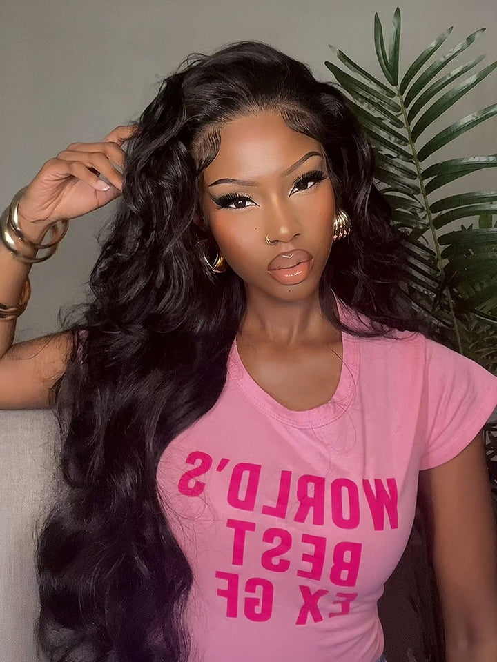 Ready To Go Pre-Cut 13x4 Body Wave HD Lace Front Wigs Human Hair Invisible Lace Ear to Ear