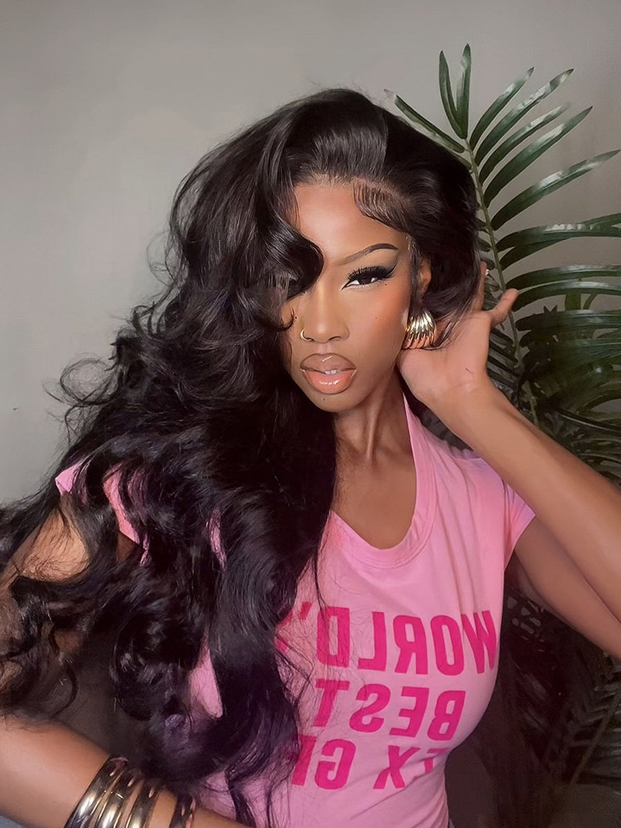 Ready To Go Pre-Cut 13x4 Body Wave HD Lace Front Wigs Human Hair Invisible Lace Ear to Ear
