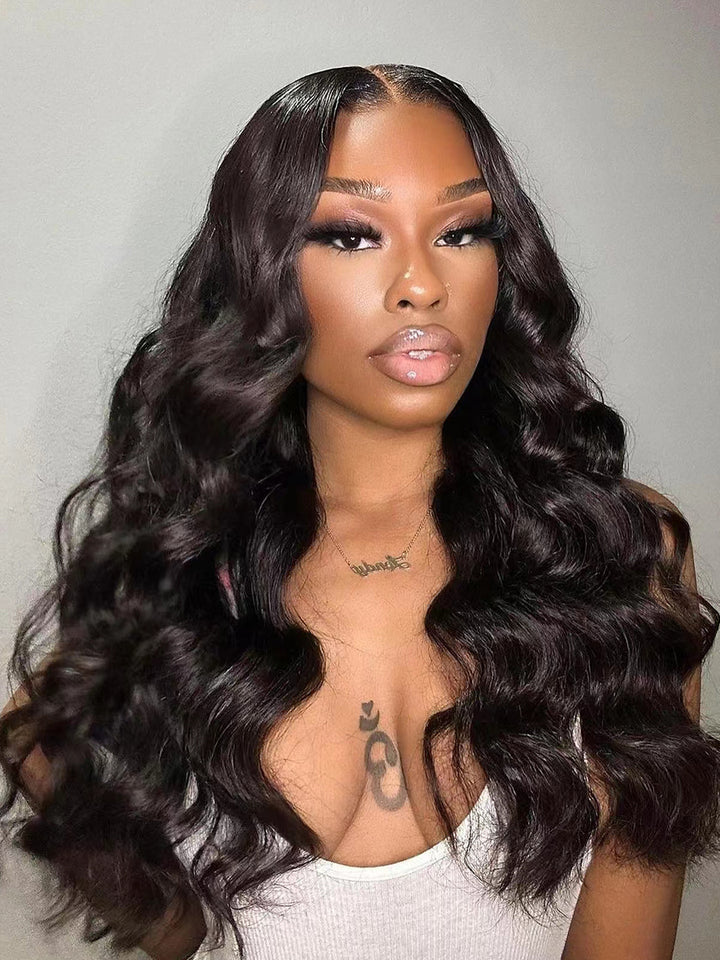Ready To Go Pre-Cut 13x4 Body Wave HD Lace Front Wigs Human Hair Invisible Lace Ear to Ear