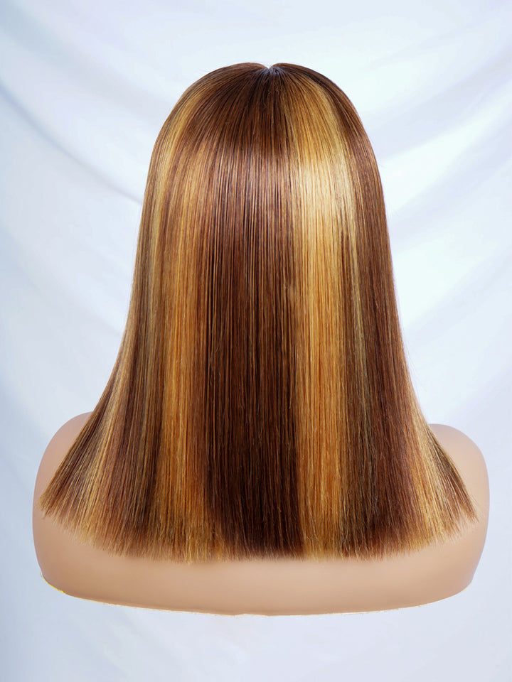 Ready & Go 5x5 Pre Cut Lace Straight Bob Wig Invisible Knot