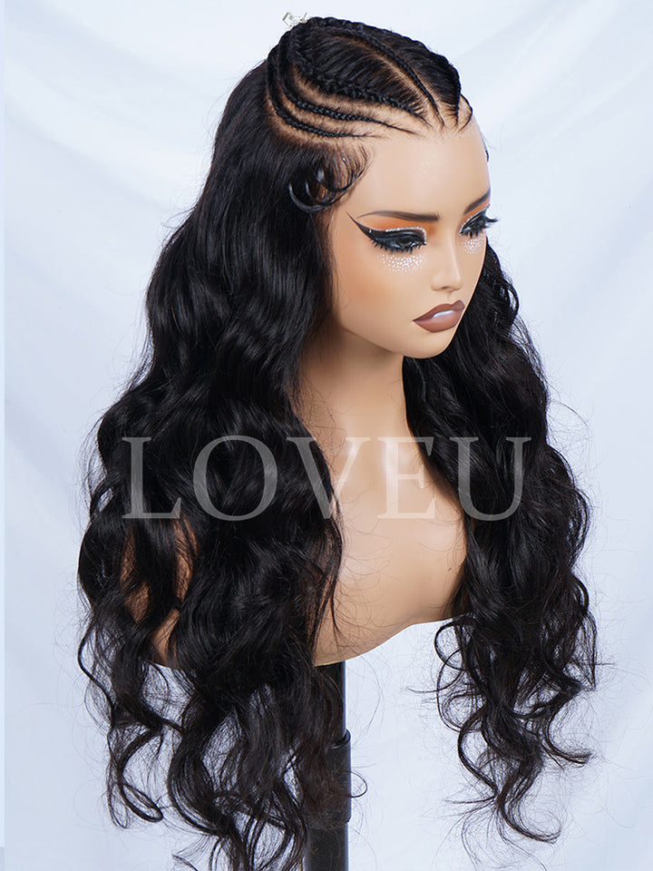 Hair Stylist Series, Pre Everything 13x7 Max Lace Braided Lace Human Hair Wigs
