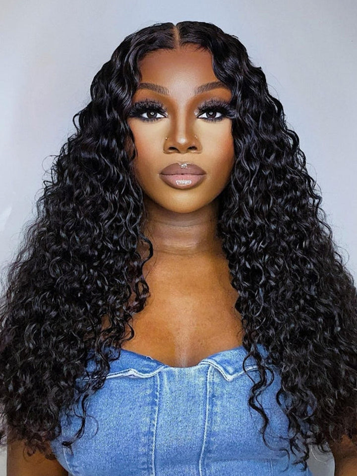 Explosive 7x7 Everything Ready To Go Water Wave HD Lace Front Wigs