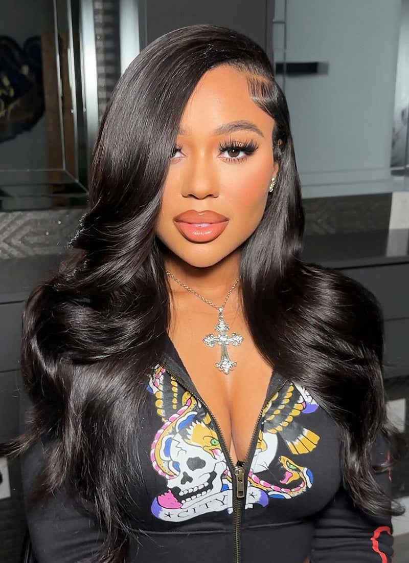 13x7 Body Wave Wig Pre-Cut Glueless Ear-to-ear MAX HD lace Frontal wigs