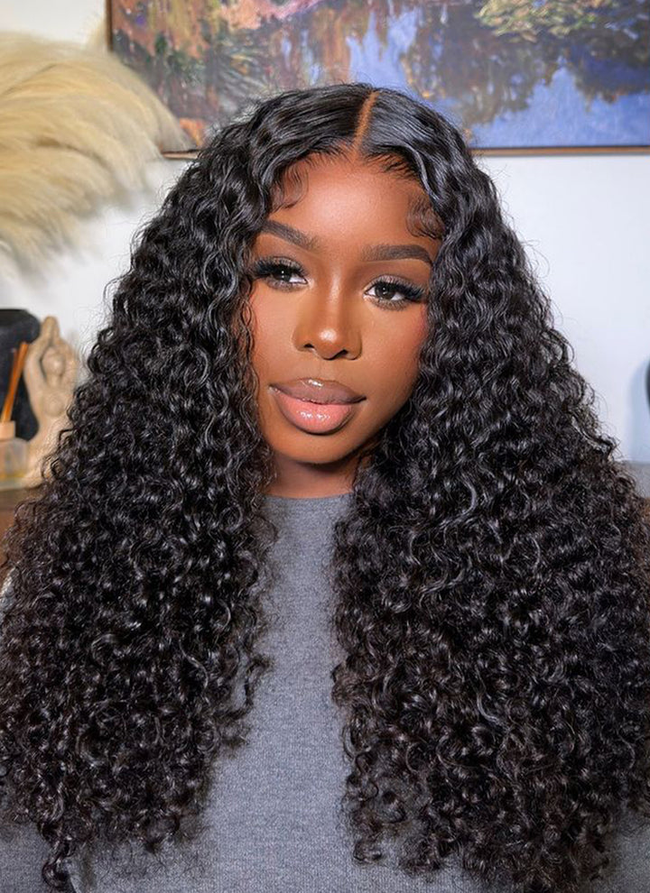 Pre-Everything  Ready To Go 13x4 HD Lace Kinky Curly Human Hair Wig