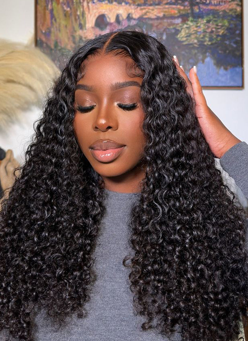Pre-Everything  Ready To Go 13x4 HD Lace Kinky Curly Human Hair Wig