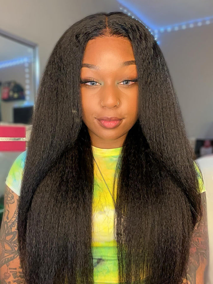 Explosive Everything 7x7 Ready To Go HD Lace Front Wigs Kinky Straight