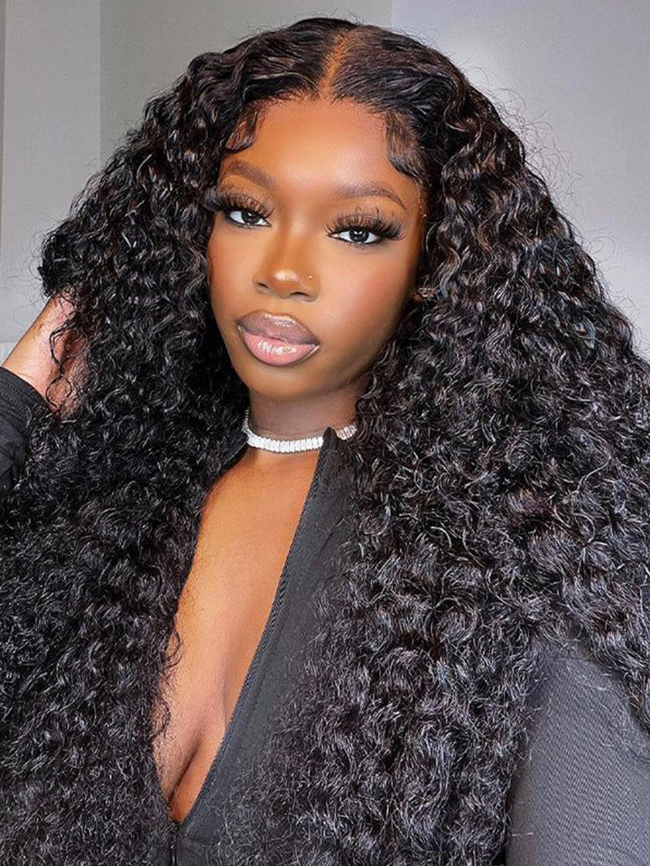 Pre-Everything 13x7 Pre-Cut Glueless  MAX HD lace Frontal wigs Water Wave Wig