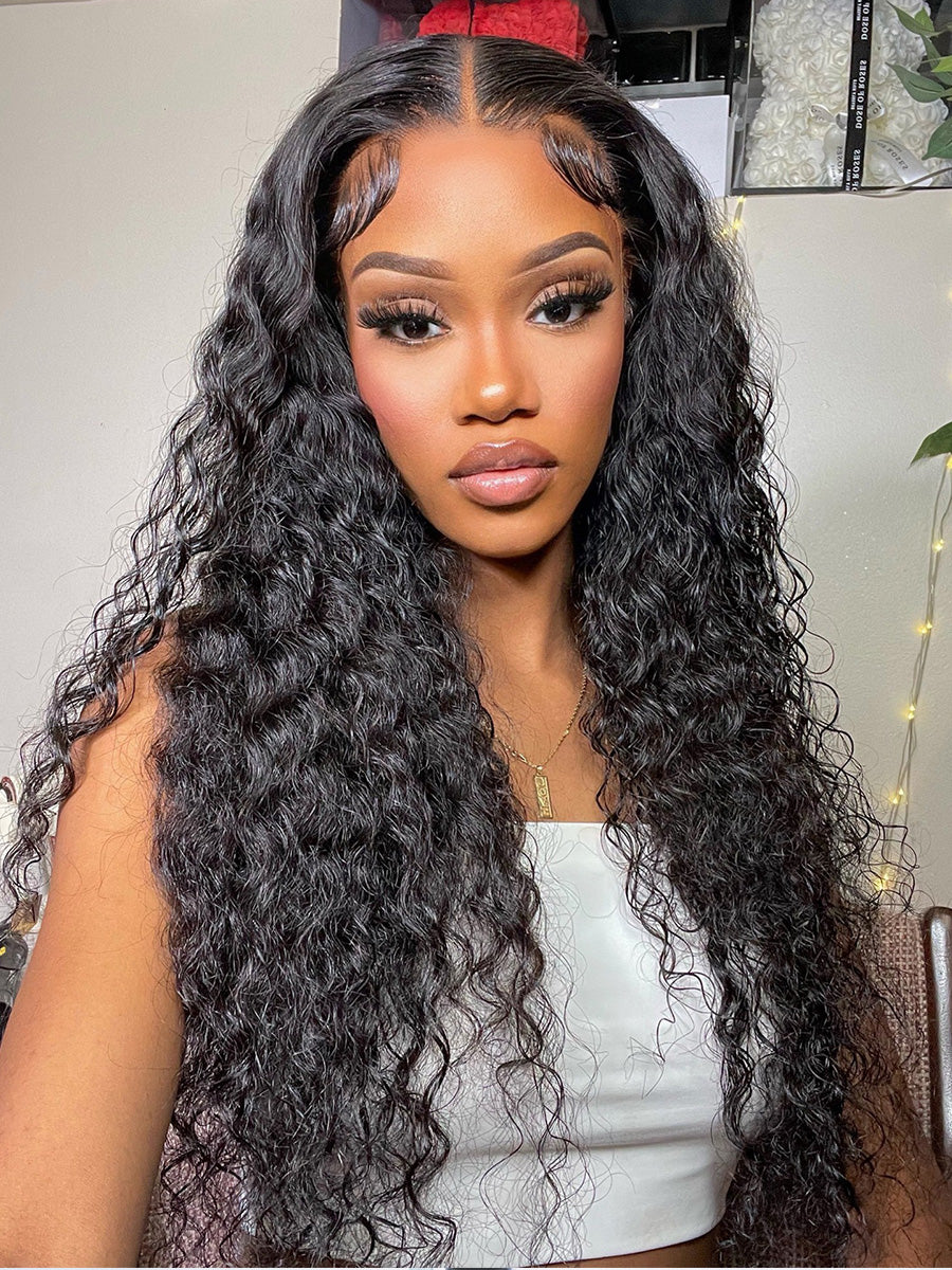 Pre-Everything 13x7 Deep Wave Wig Pre-Cut Glueless  MAX HD Lace Frontal Wigs